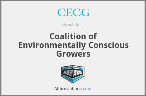 CECG - Coalition of Environmentally Conscious Growers