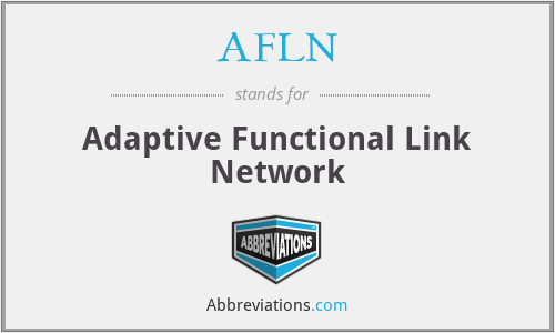 AFLN - Adaptive Functional Link Network