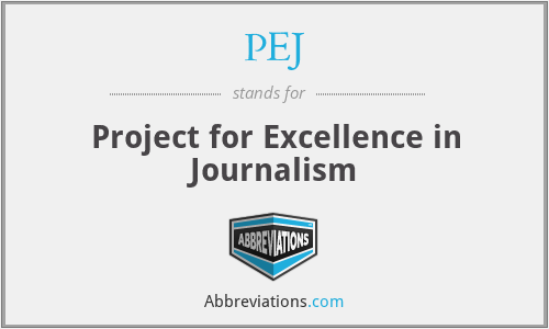 PEJ - Project for Excellence in Journalism