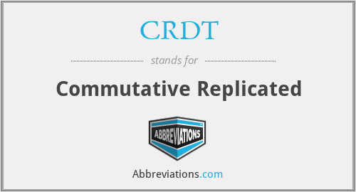 CRDT - Commutative Replicated