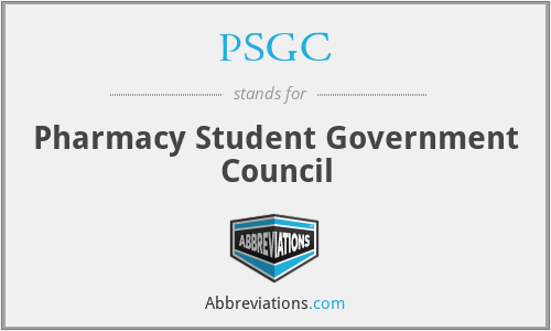 PSGC - Pharmacy Student Government Council