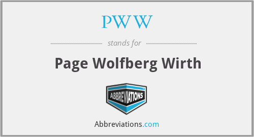 PWW - Page Wolfberg Wirth