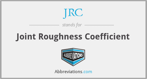 JRC - Joint Roughness Coefficient