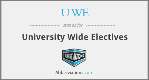 UWE - University Wide Electives