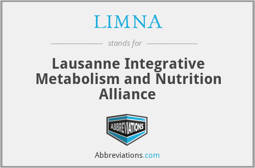 LIMNA - Lausanne Integrative Metabolism and Nutrition Alliance