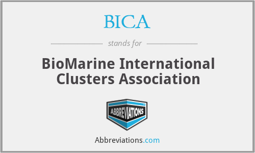 BICA - BioMarine International Clusters Association