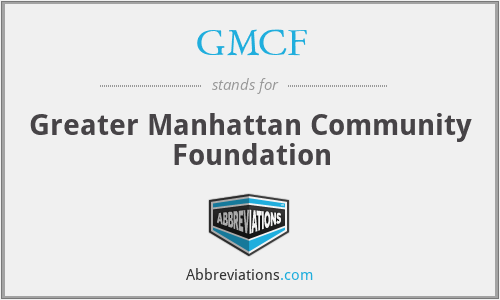 GMCF - Greater Manhattan Community Foundation