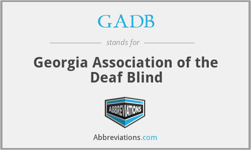 GADB - Georgia Association of the Deaf Blind