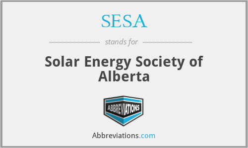 SESA - Solar Energy Society of Alberta