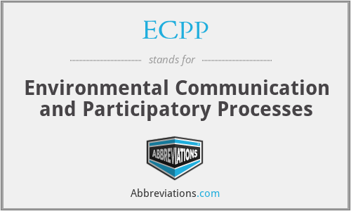 ECPP - Environmental Communication and Participatory Processes