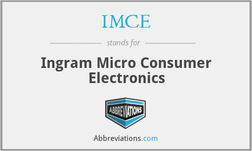 IMCE - Ingram Micro Consumer Electronics