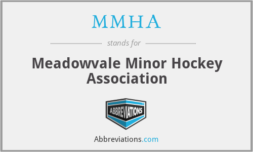 MMHA - Meadowvale Minor Hockey Association