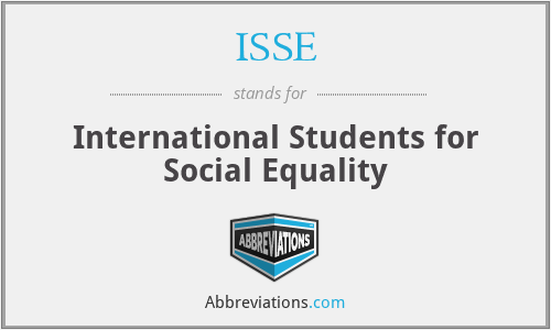 ISSE - International Students for Social Equality