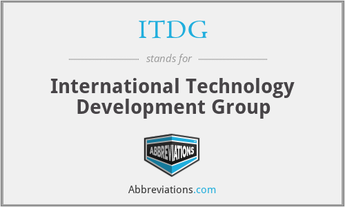 ITDG - International Technology Development Group