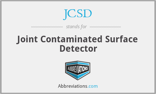 JCSD - Joint Contaminated Surface Detector