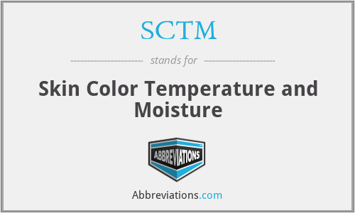 SCTM - Skin Color Temperature and Moisture