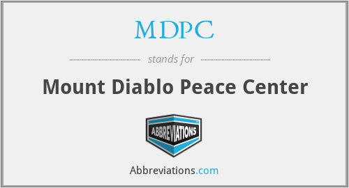 MDPC - Mount Diablo Peace Center