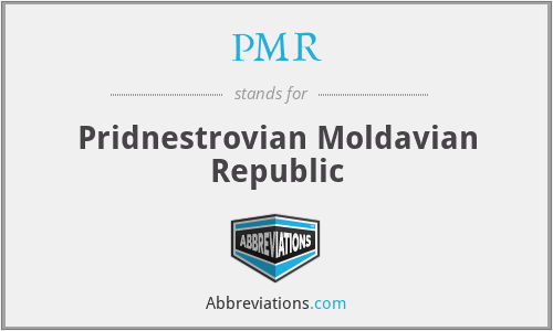 PMR - Pridnestrovian Moldavian Republic