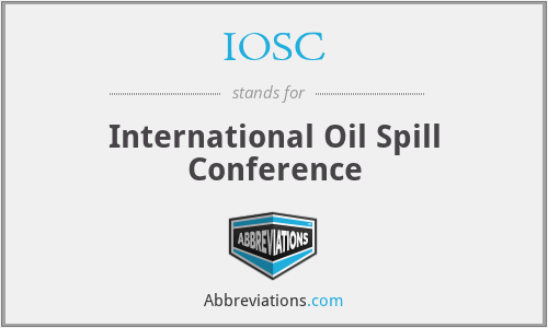 IOSC - International Oil Spill Conference