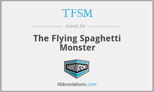 TFSM - The Flying Spaghetti Monster