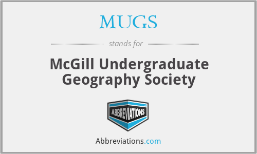 MUGS - McGill Undergraduate Geography Society