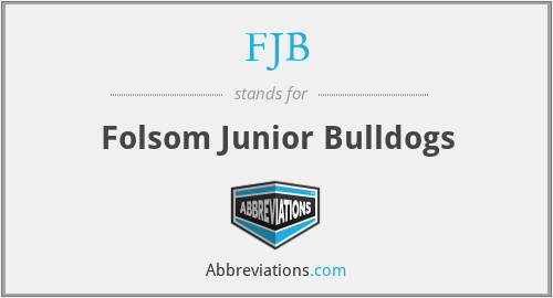 FJB - Folsom Junior Bulldogs