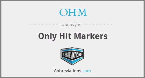 OHM - Only Hit Markers