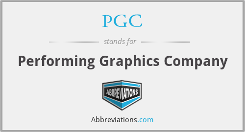 PGC - Performing Graphics Company
