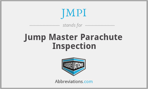 JMPI - Jump Master Parachute Inspection