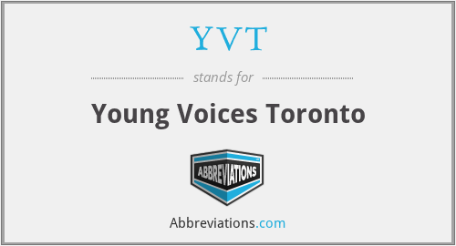 YVT - Young Voices Toronto