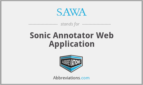 SAWA - Sonic Annotator Web Application