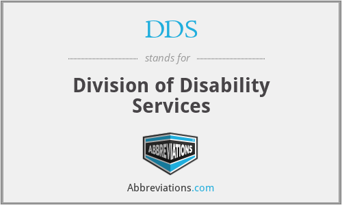 DDS - Division of Disability Services