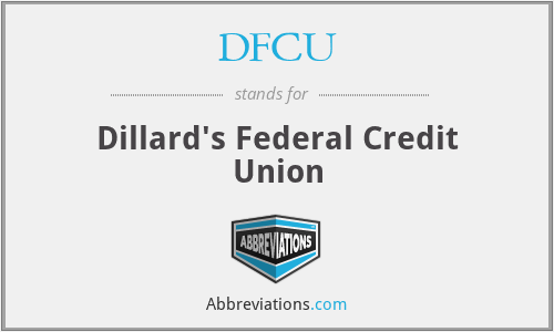 DFCU - Dillard's Federal Credit Union