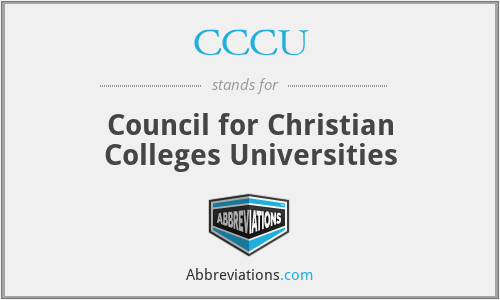 CCCU - Council for Christian Colleges Universities