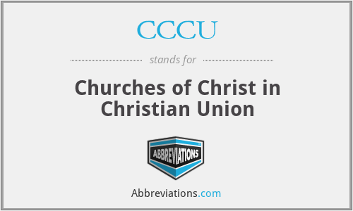 CCCU - Churches of Christ in Christian Union
