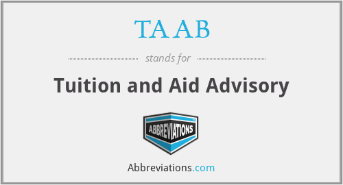 TAAB - Tuition and Aid Advisory