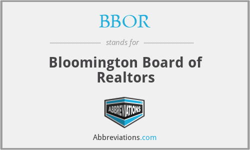 BBOR - Bloomington Board of Realtors