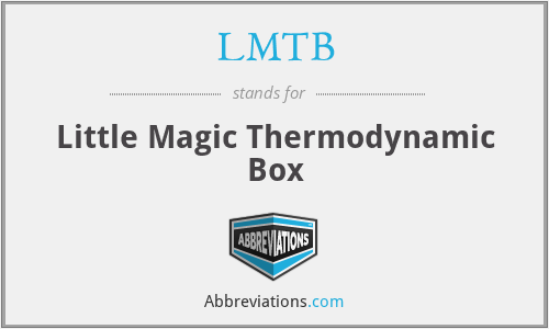 LMTB - Little Magic Thermodynamic Box