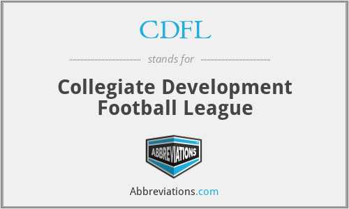 CDFL - Collegiate Development Football League