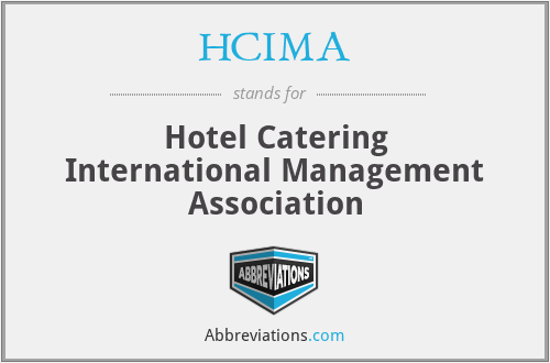 HCIMA - Hotel Catering International Management Association