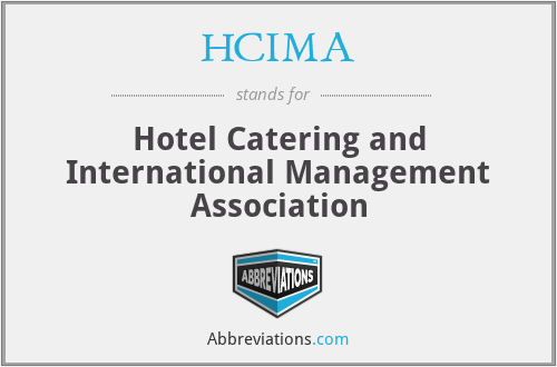 HCIMA - Hotel Catering and International Management Association