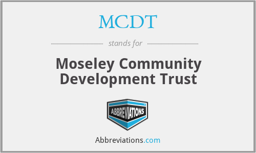 MCDT - Moseley Community Development Trust