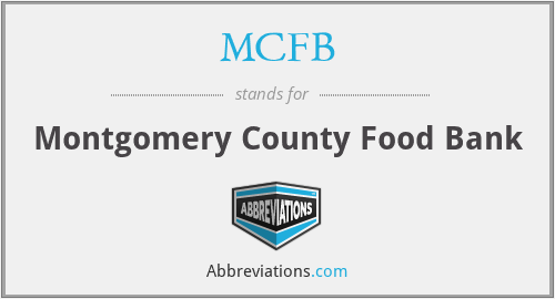 MCFB - Montgomery County Food Bank