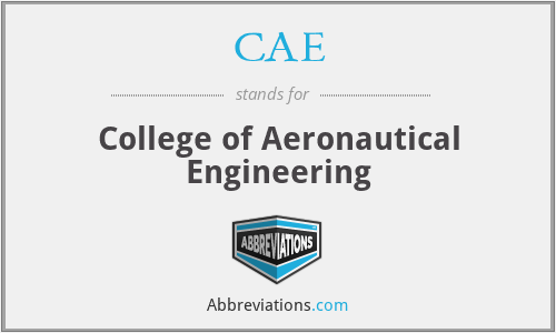 CAE - College of Aeronautical Engineering