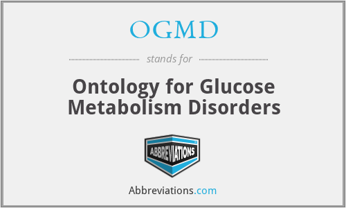 OGMD - Ontology for Glucose Metabolism Disorders