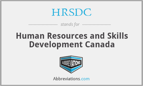HRSDC - Human Resources and Skills Development Canada