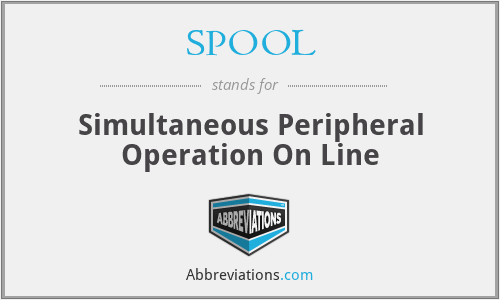 SPOOL - Simultaneous Peripheral Operation On Line