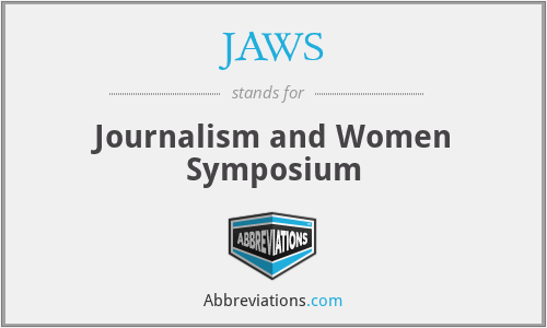 JAWS - Journalism and Women Symposium