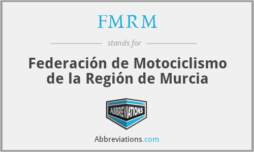 FMRM - Federación de Motociclismo de la Región de Murcia