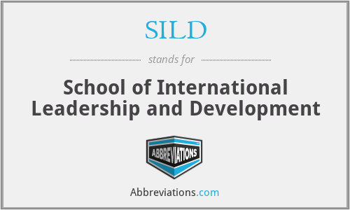 SILD - School of International Leadership and Development